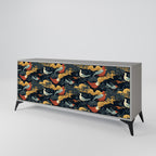 FOWLY DAZE Sideboard mit 3 Türen in Grau