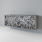 CHARCOAL SPROUT Sideboard mit 3 Türen in Grau