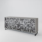 CHARCOAL SPROUT Sideboard mit 3 Türen in Grau