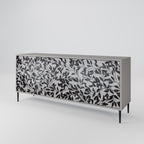 CHARCOAL SPROUT Sideboard mit 3 Türen in Grau