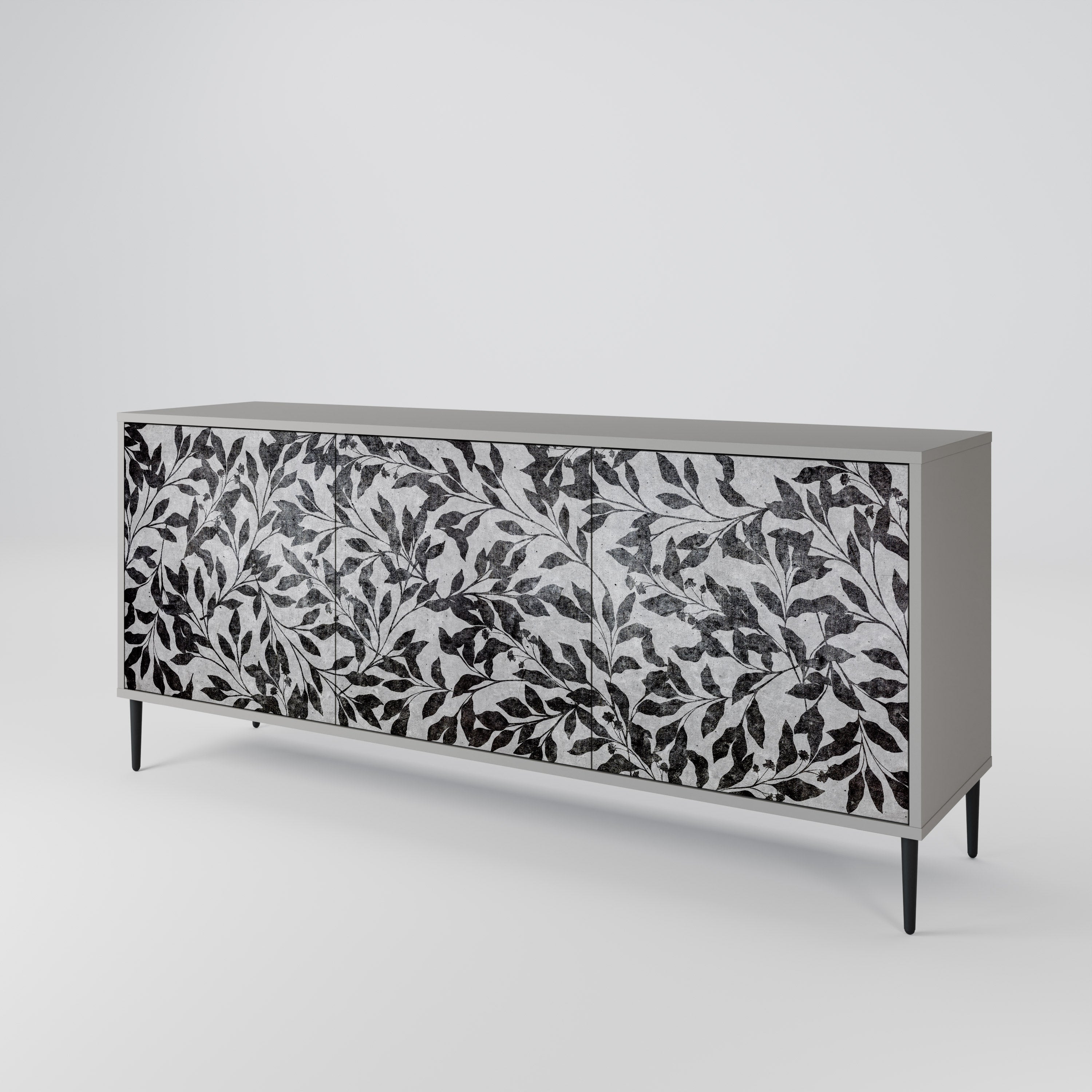 CHARCOAL SPROUT 3-Door Sideboard