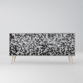 CHARCOAL SPROUT Sideboard mit 3 Türen in Grau
