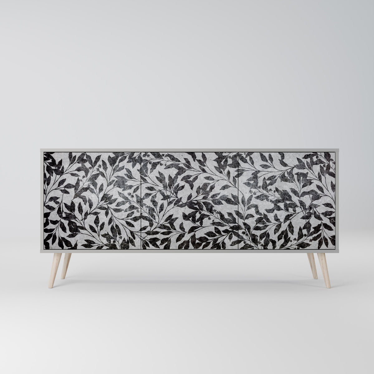 CHARCOAL SPROUT 3-türiges Sideboard