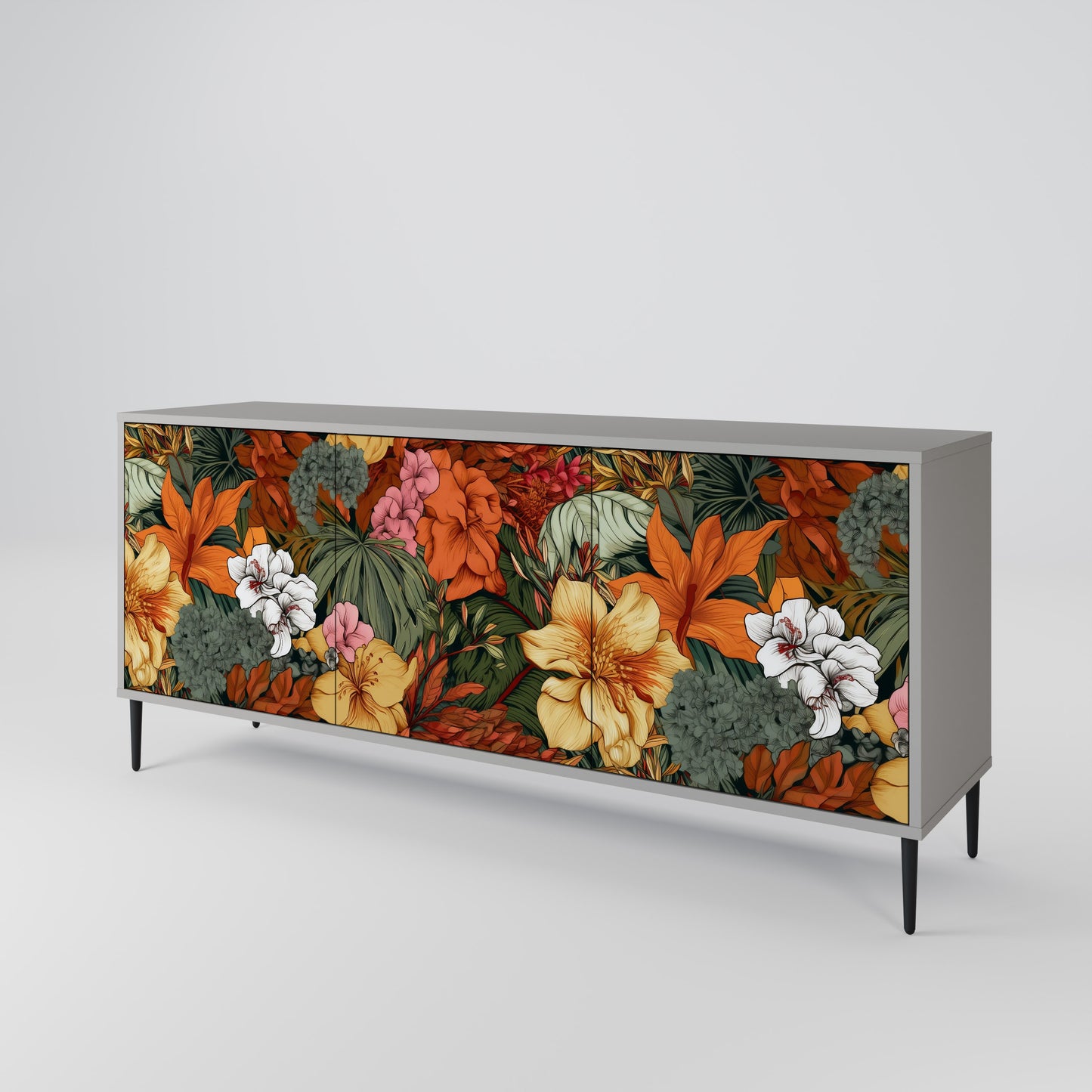 RADIANT FLORA 3-türiges Sideboard