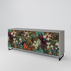 BOTANICAL EMERGENCE Sideboard mit 3 Türen in Grau