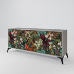 BOTANICAL EMERGENCE Sideboard mit 3 Türen in Grau