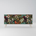 BOTANICAL EMERGENCE Sideboard mit 3 Türen in Grau