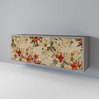 BLOOMING HARMONY Sideboard mit 3 Türen in Grau