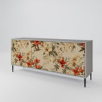 BLOOMING HARMONY Sideboard mit 3 Türen in Grau