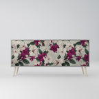 FLOWERET DREAM Sideboard mit 3 Türen in Grau