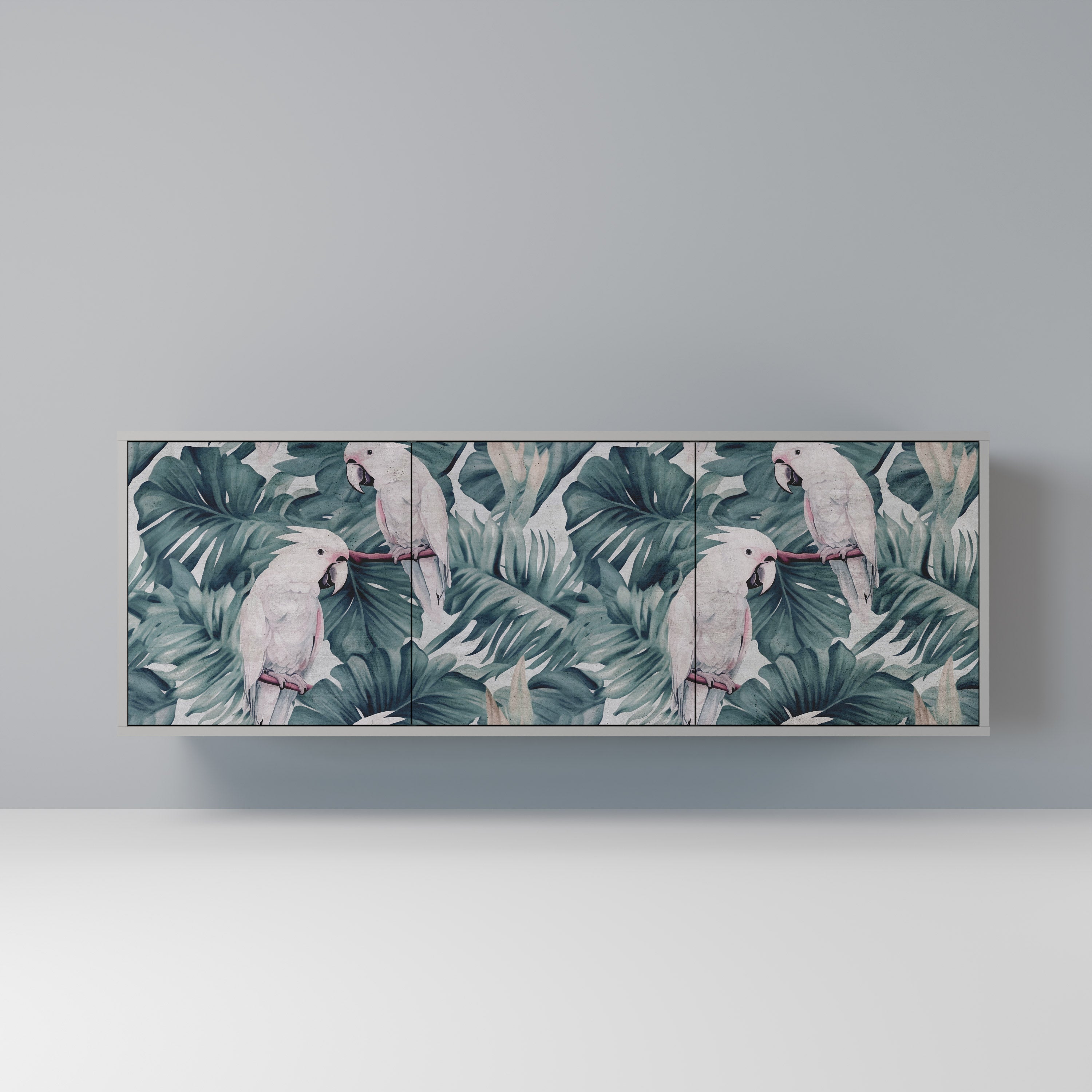 POPINJAY LOOK 3-türiges Sideboard in grauem Finish