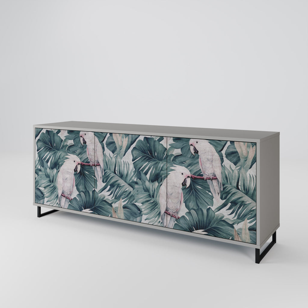 POPINJAY LOOK 3-türiges Sideboard in grauem Finish