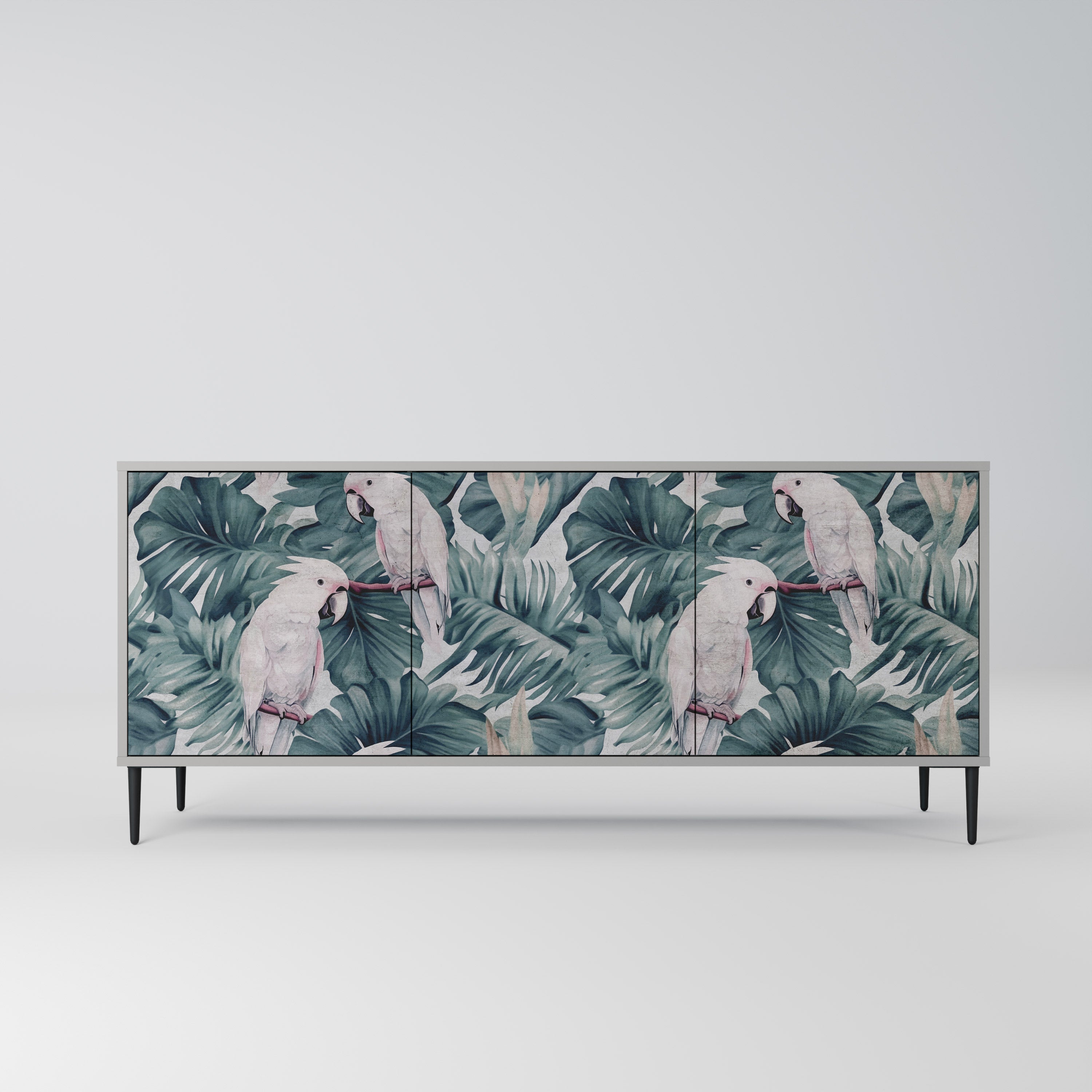 POPINJAY LOOK 3-türiges Sideboard in grauem Finish