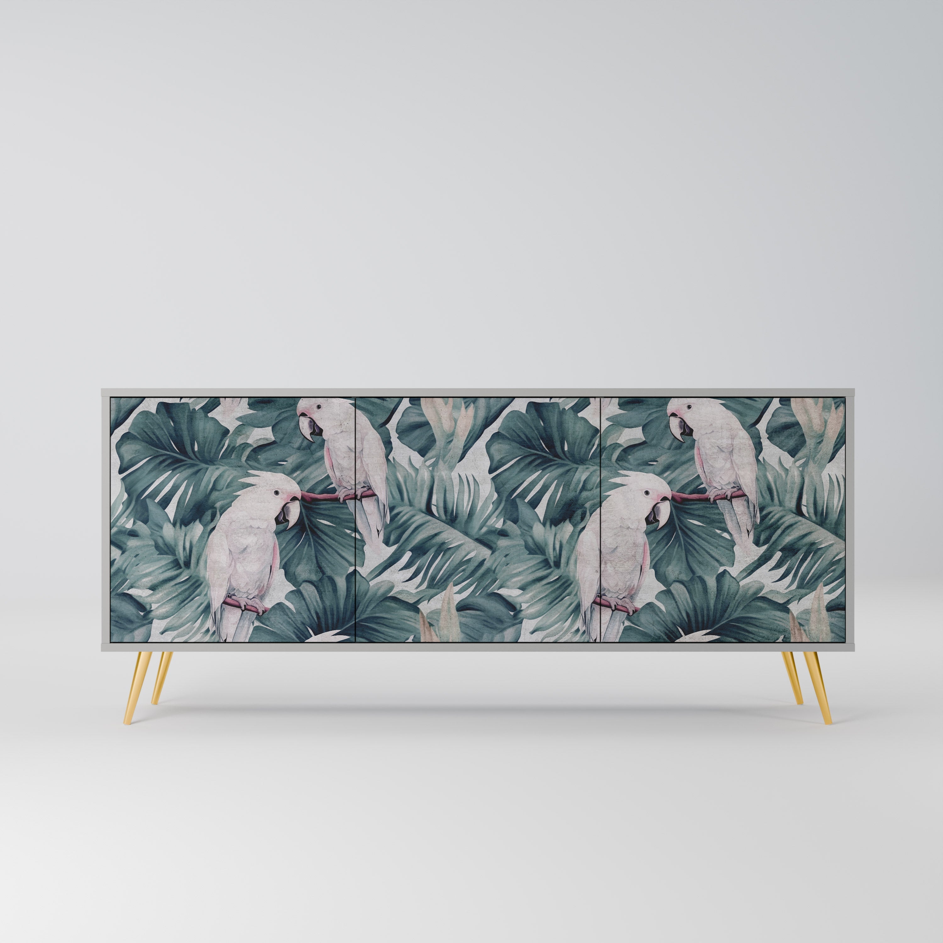 POPINJAY LOOK 3-türiges Sideboard in grauem Finish