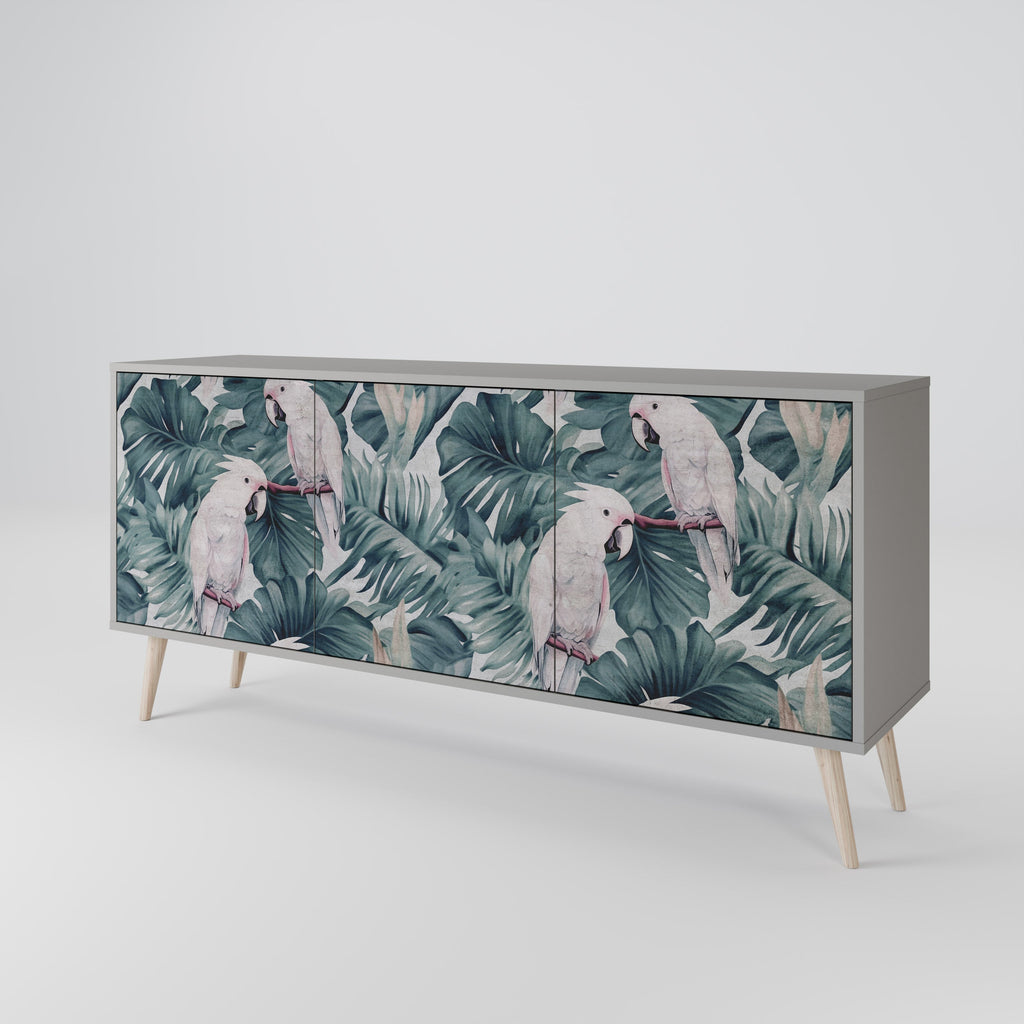POPINJAY LOOK 3-türiges Sideboard in grauem Finish