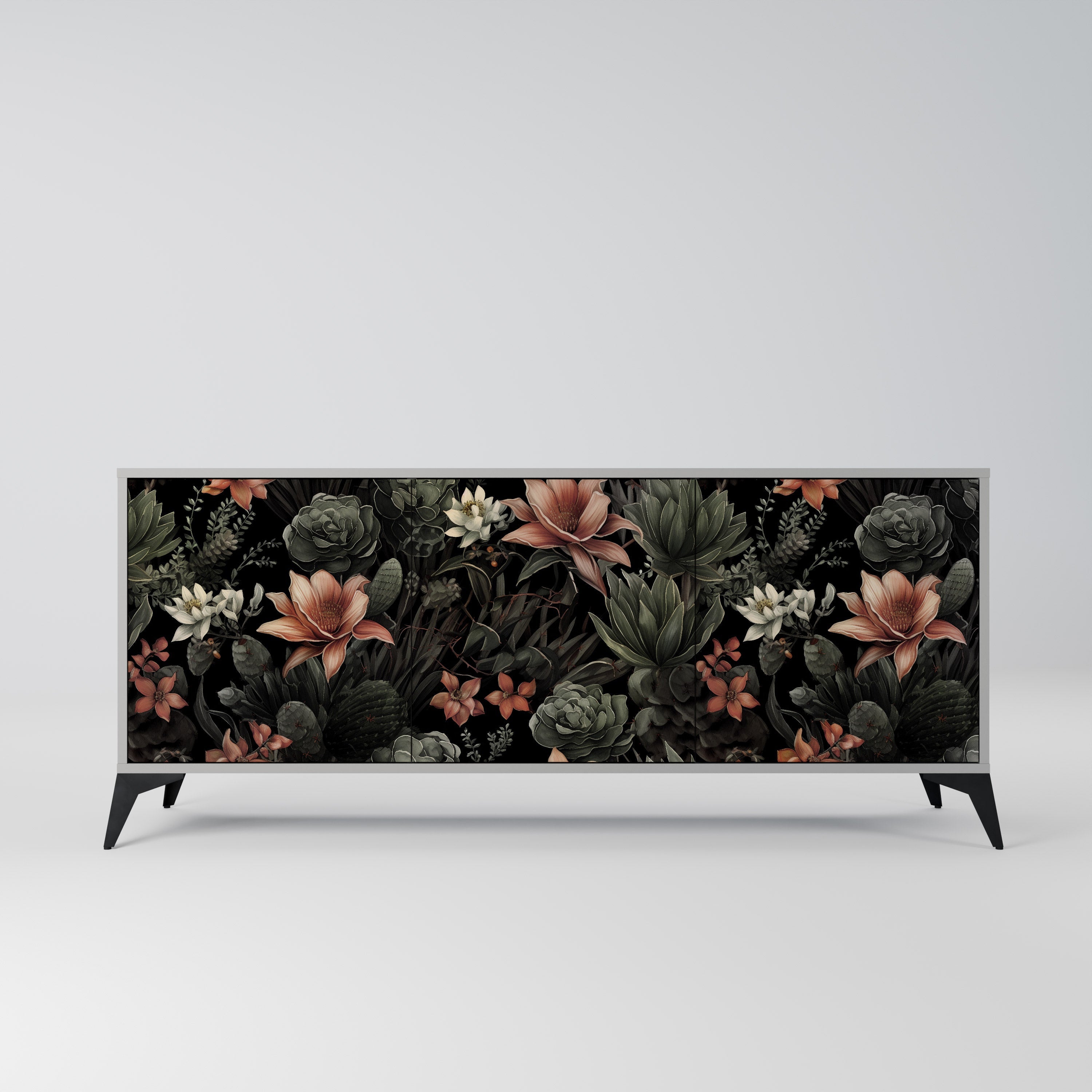 SECRET VERDURE 3-türiges Sideboard in grauer Ausführung