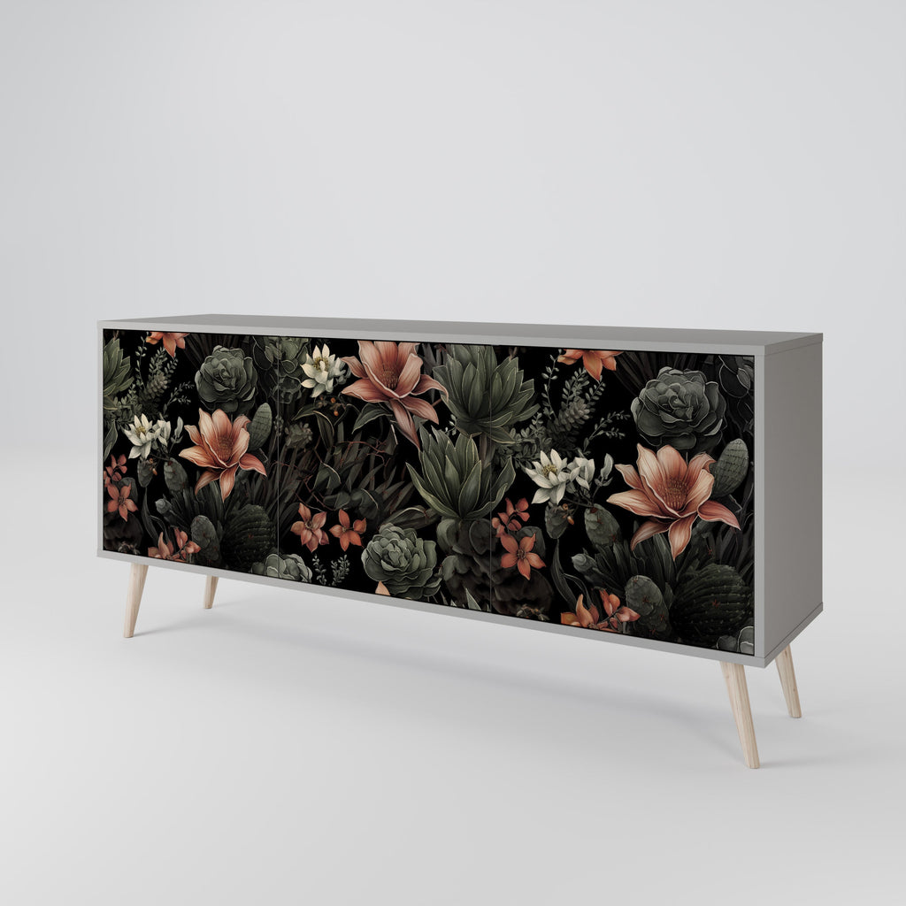 SECRET VERDURE 3-türiges Sideboard in grauer Ausführung