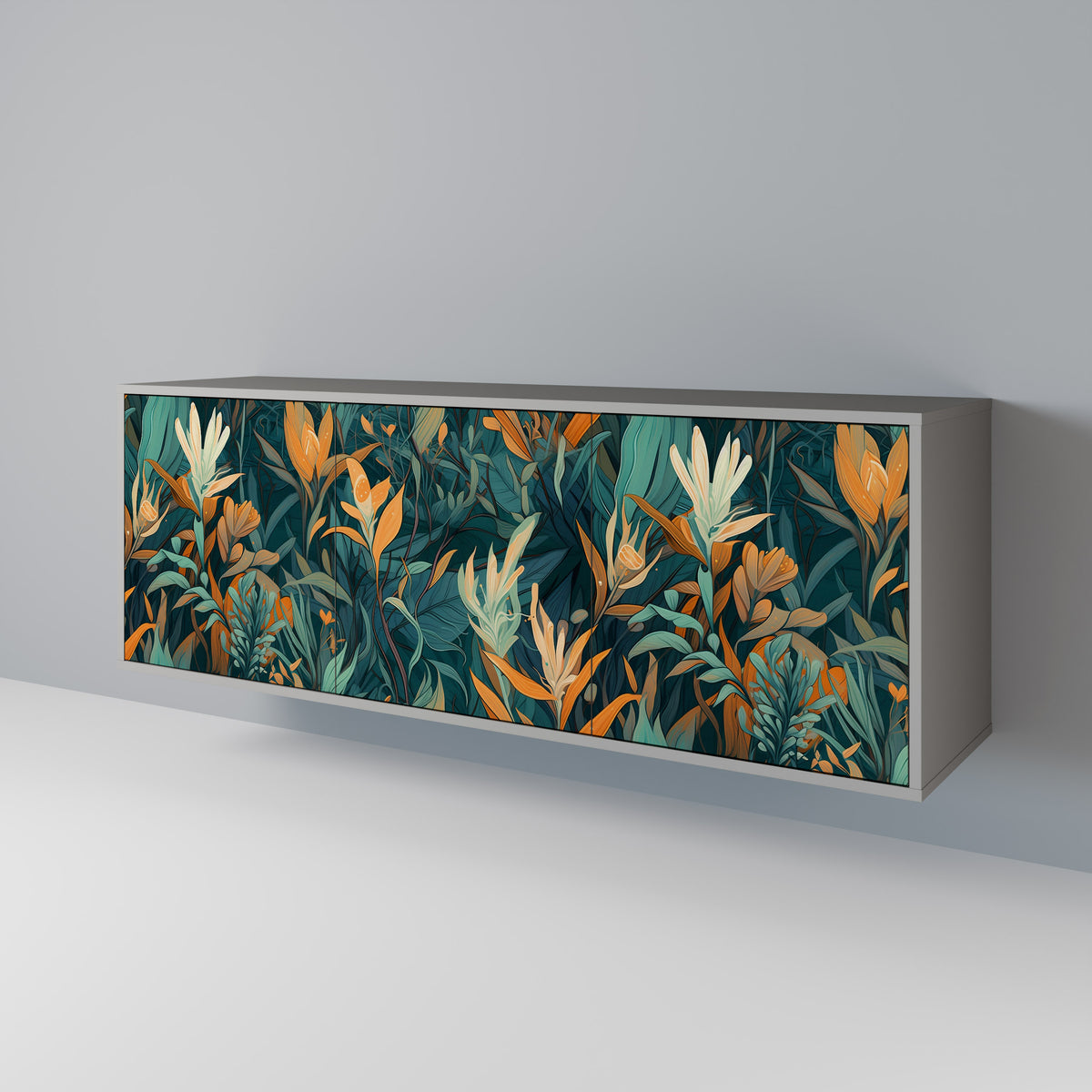 FLORAL SERENITY 3-türiges Sideboard