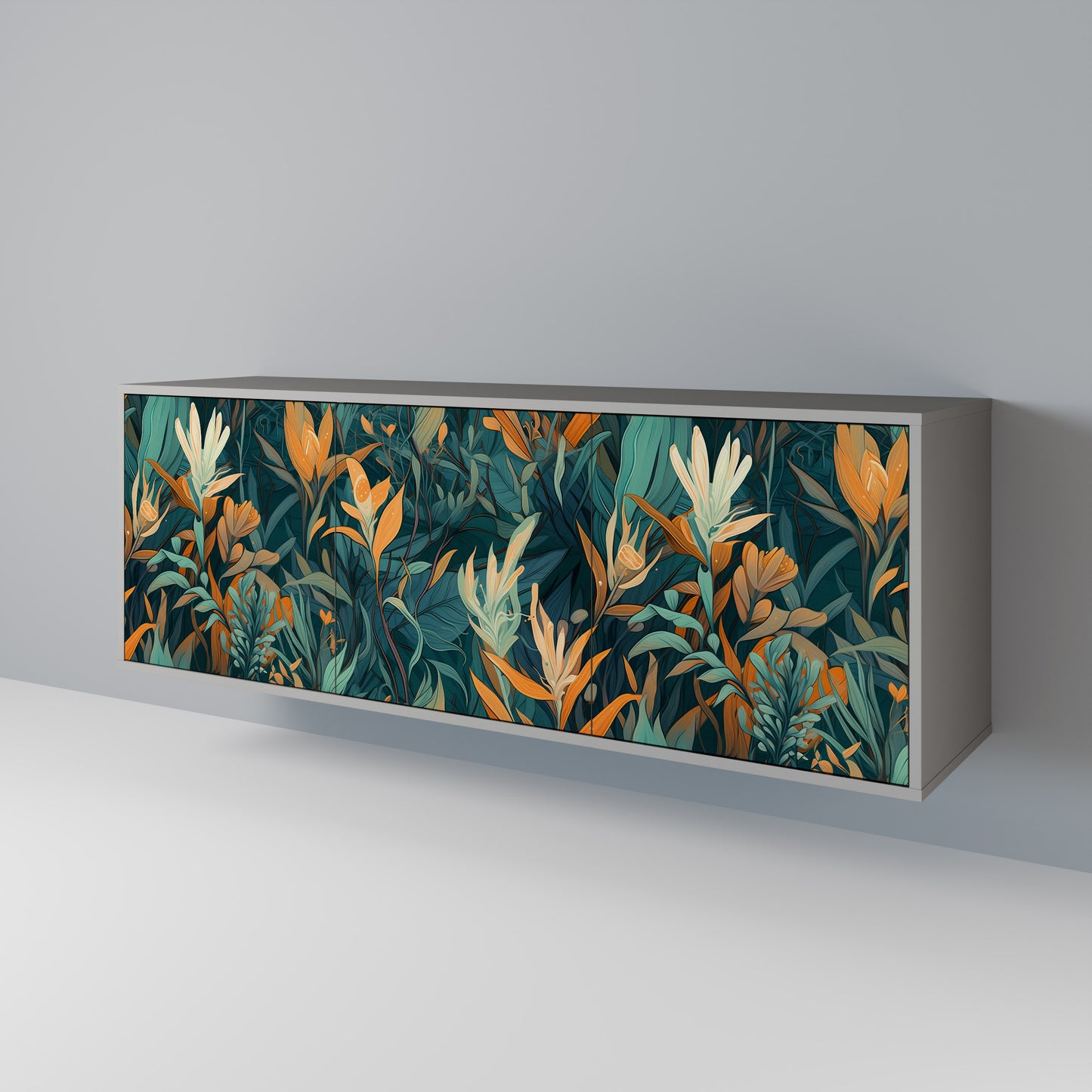FLORAL SERENITY 3-türiges Sideboard