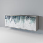 PALM VEIL Sideboard mit 3 Türen in Grau