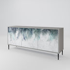 PALM VEIL Sideboard mit 3 Türen in Grau