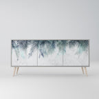 PALM VEIL Sideboard mit 3 Türen in Grau