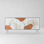 TRANQUIL TWIG Sideboard mit 3 Türen in Grau
