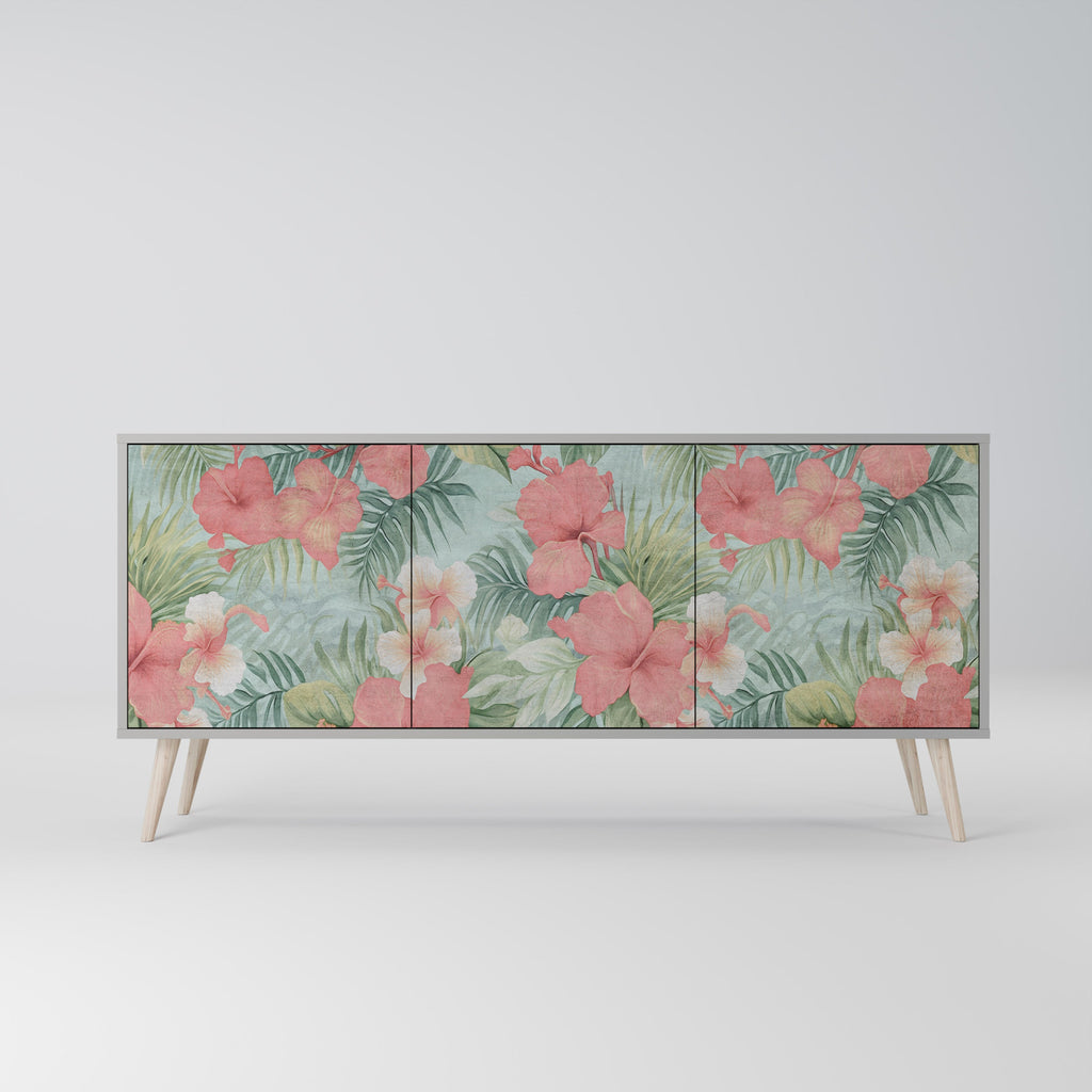 HAWAIIAN SPIRIT 3-türiges Sideboard in grauer Ausführung