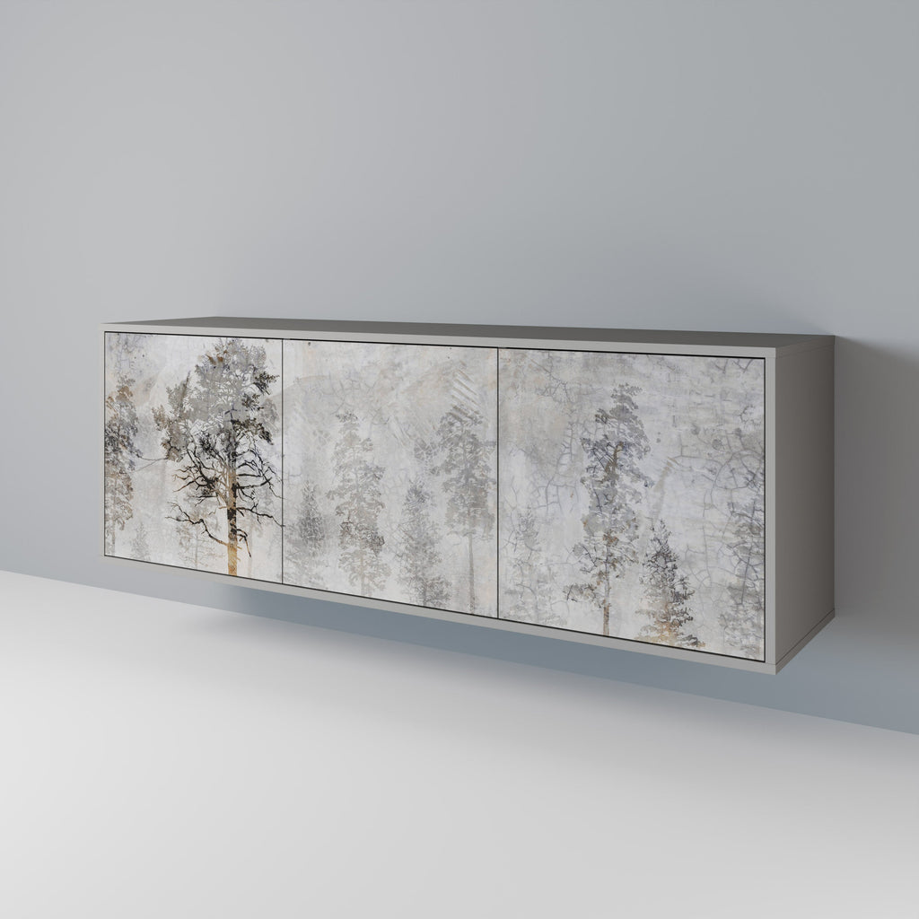 FADE IN THE TREES Sideboard mit 3 Türen in grauer Ausführung