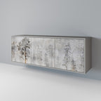 FADE IN THE TREES Sideboard mit 3 Türen in Grau