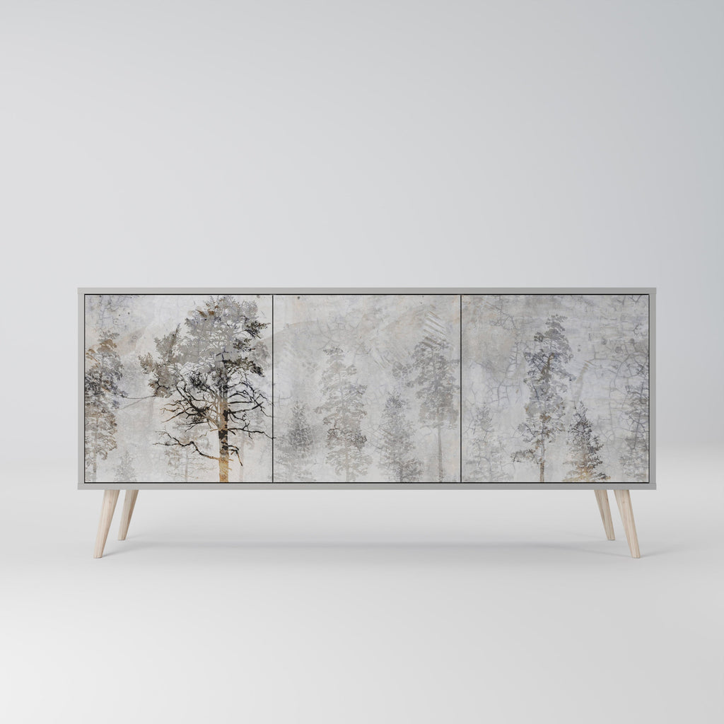 FADE IN THE TREES Sideboard mit 3 Türen in grauer Ausführung