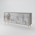 FADE IN THE TREES Sideboard mit 3 Türen in Grau