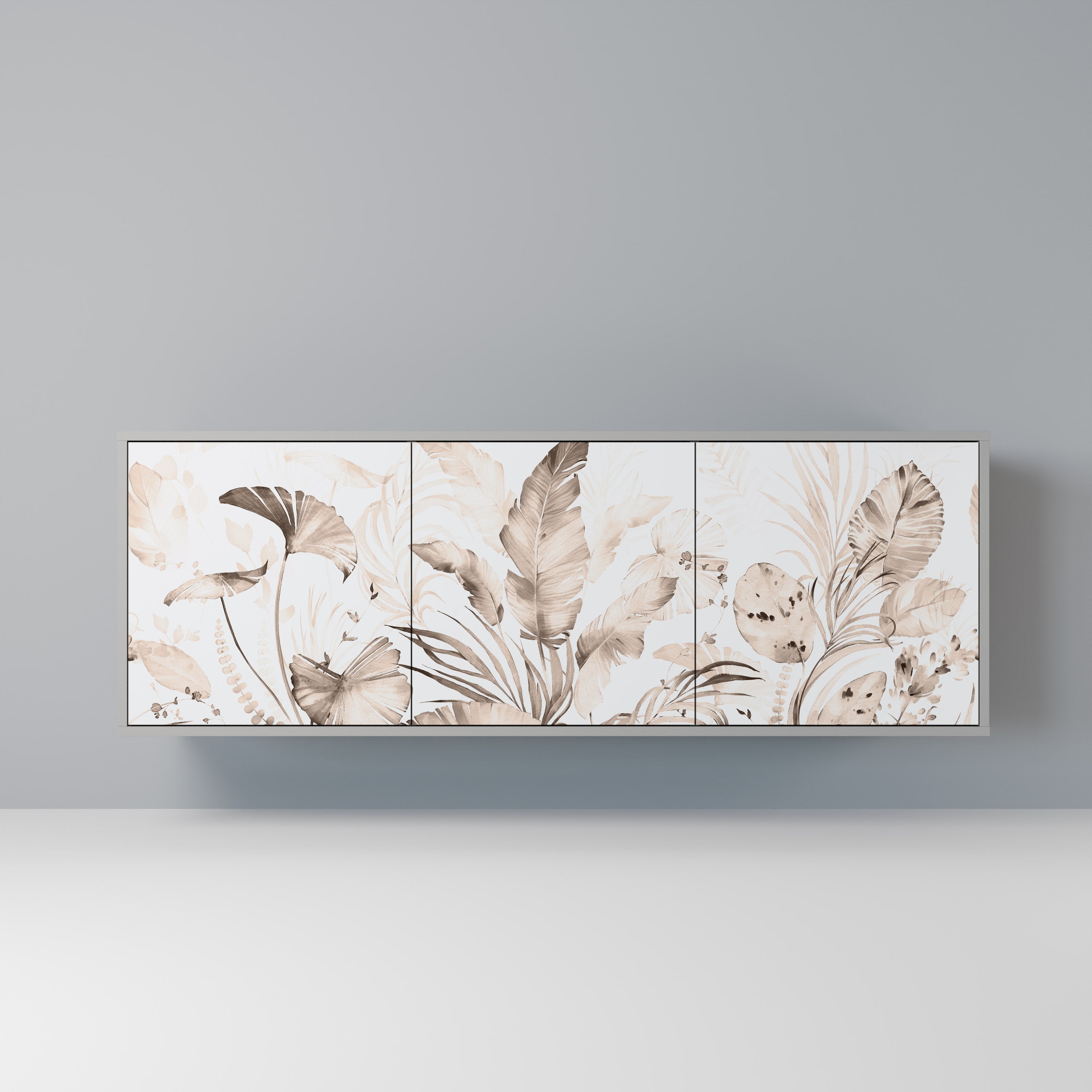 WILD TENDERNESS 3-türiges Sideboard in grauer Ausführung