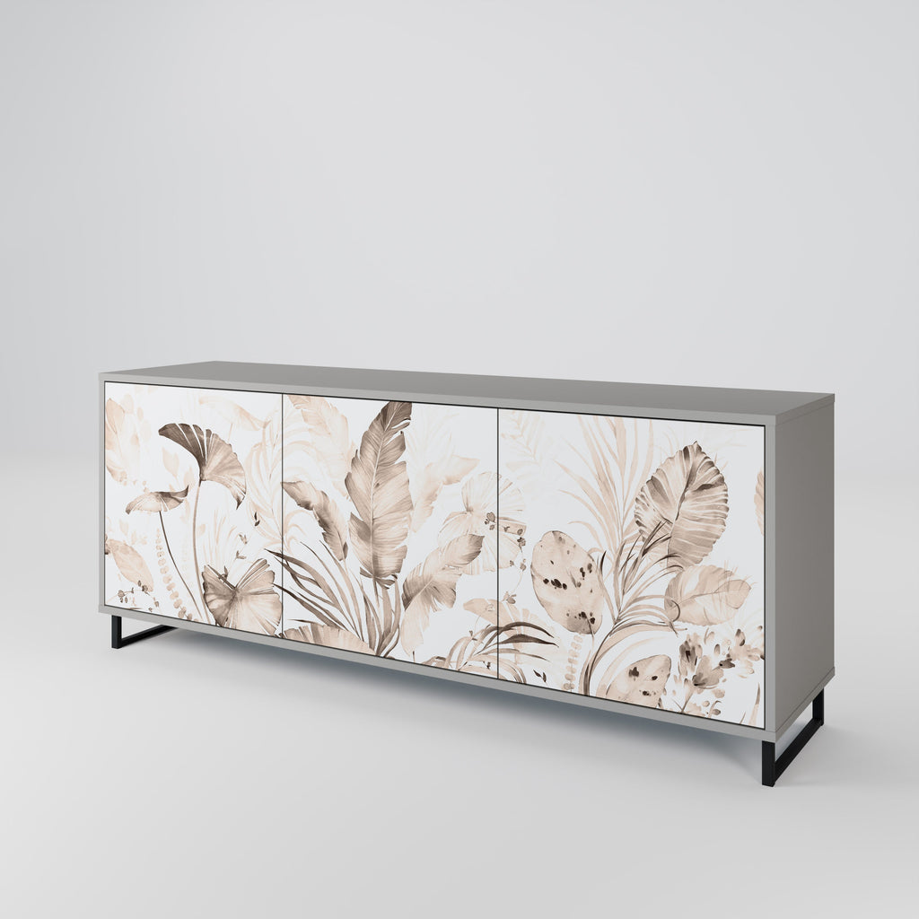 WILD TENDERNESS 3-türiges Sideboard in grauer Ausführung
