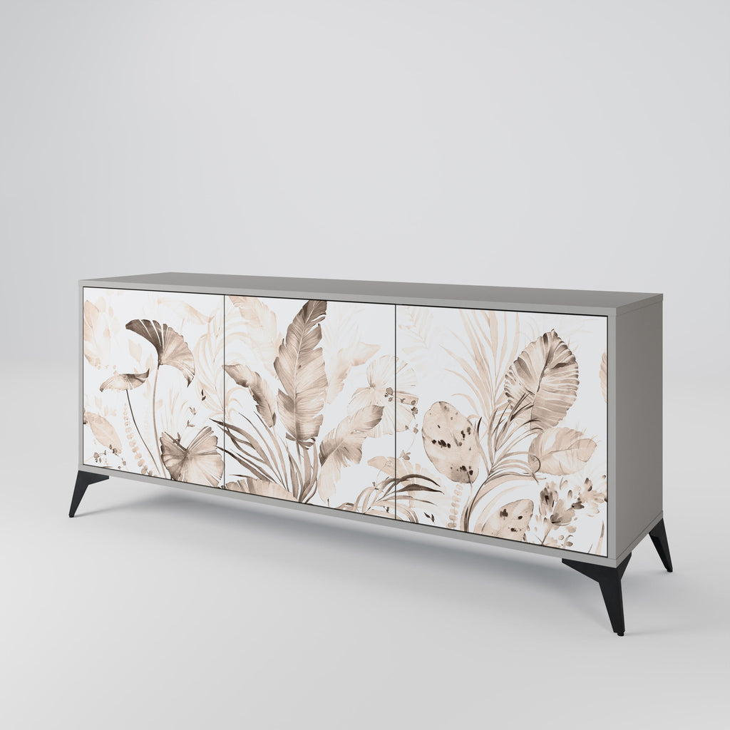 WILD TENDERNESS 3-türiges Sideboard in grauer Ausführung
