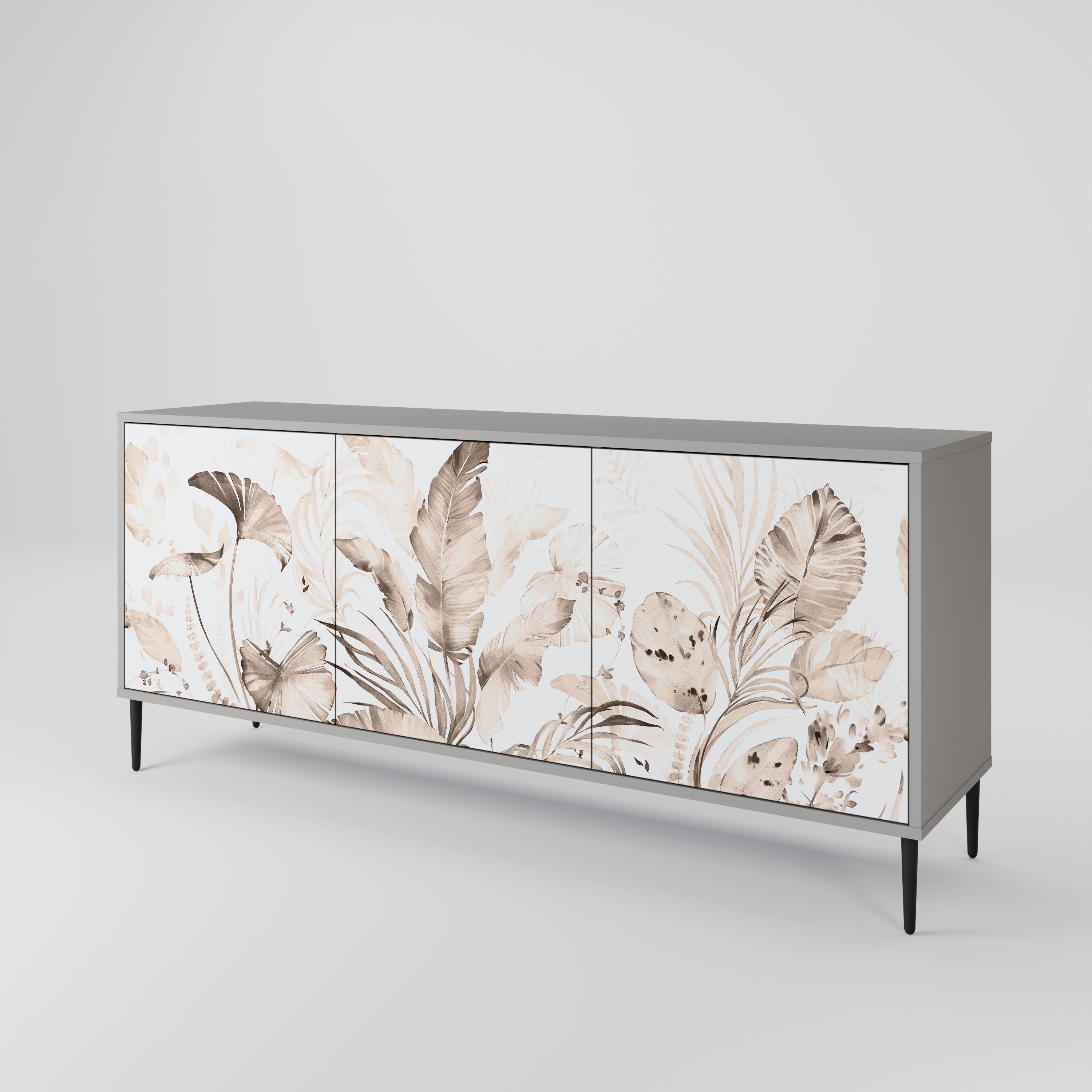 WILD TENDERNESS 3-türiges Sideboard in grauer Ausführung