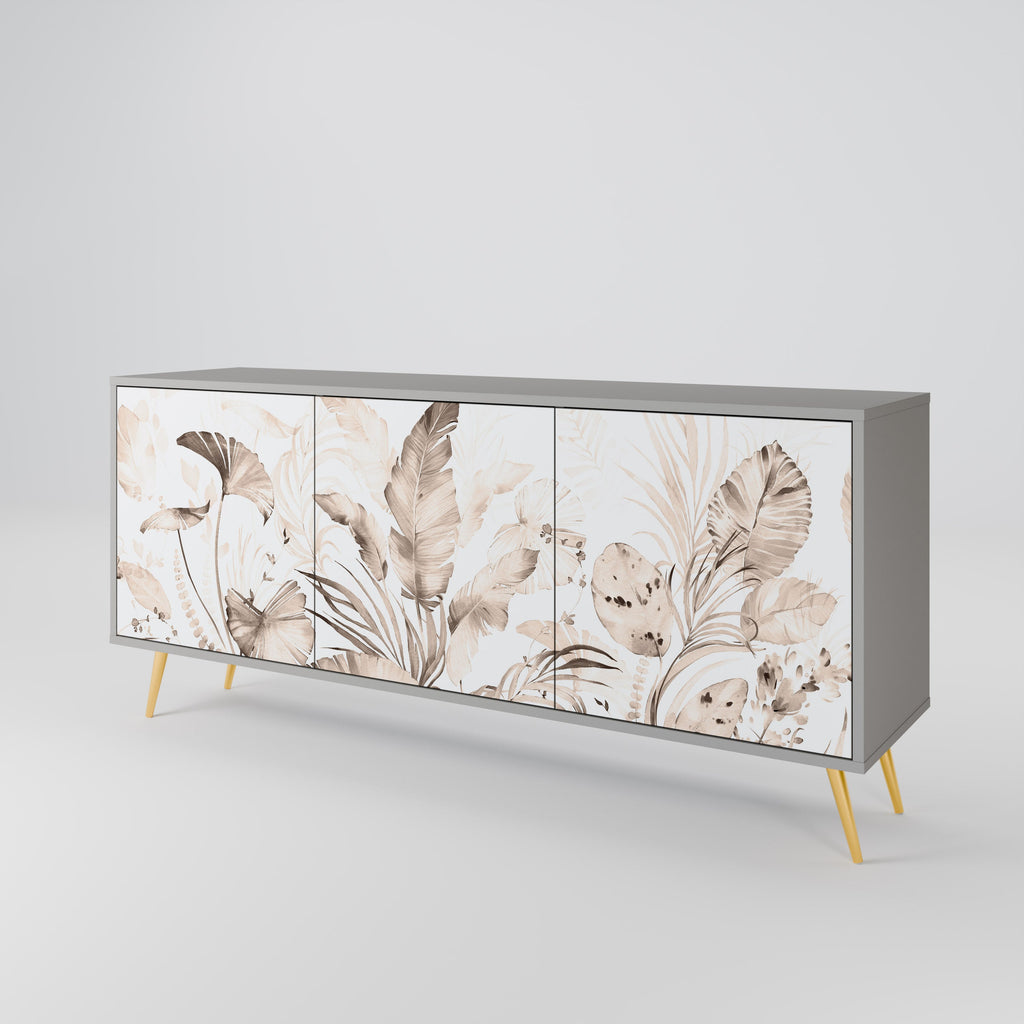 WILD TENDERNESS 3-türiges Sideboard in grauer Ausführung