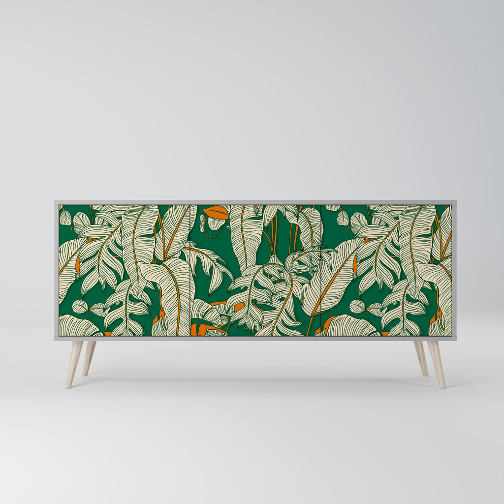 VERDANT PLEASURES Sideboard mit 3 Türen in grauer Ausführung