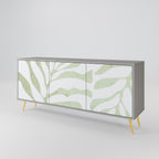 BOTANICAL SPARK Sideboard mit 3 Türen in Grau