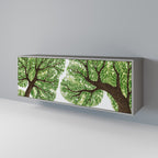 WILDERNESS DASH Sideboard mit 3 Türen in Grau