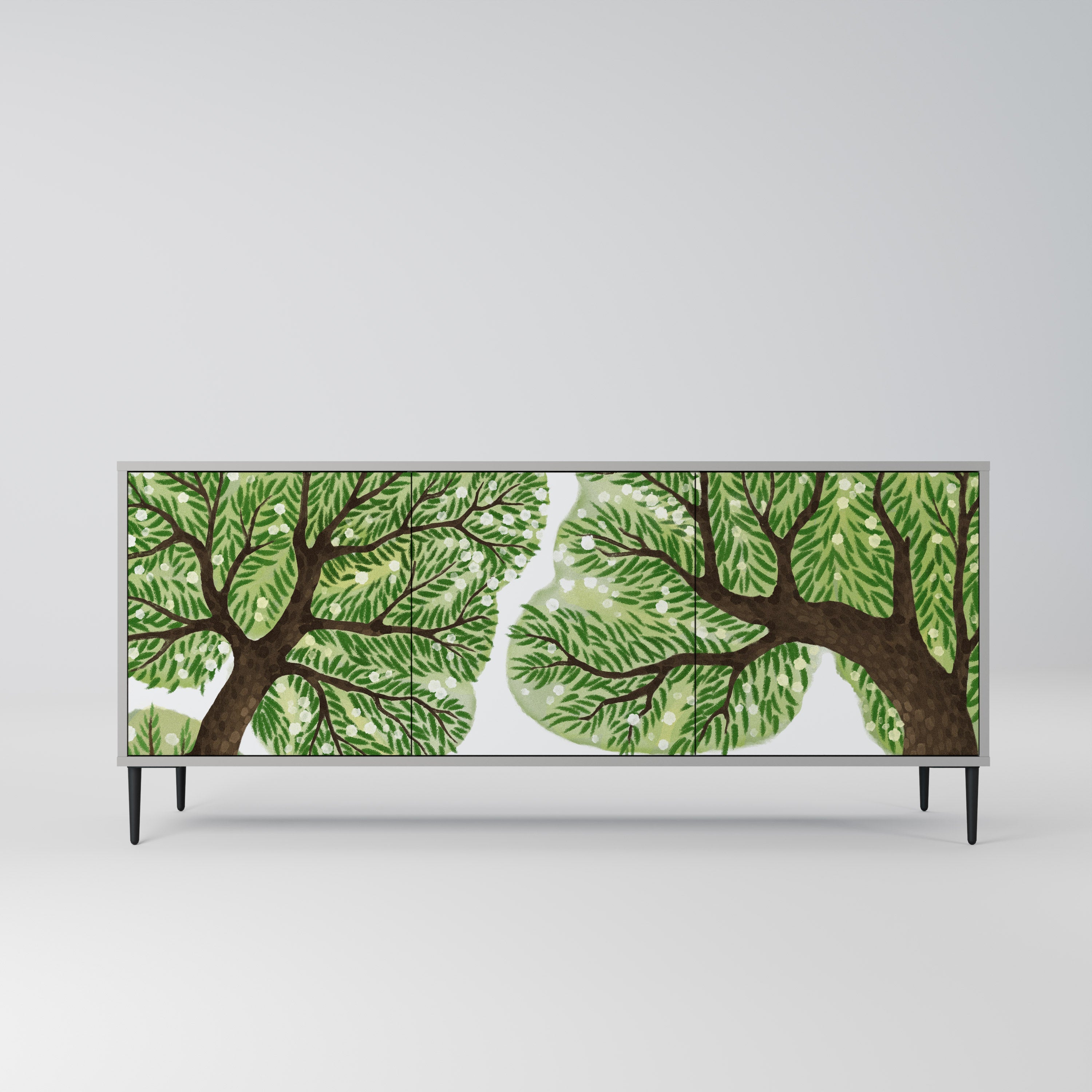 WILDERNESS DASH 3-türiges Sideboard in grauer Ausführung