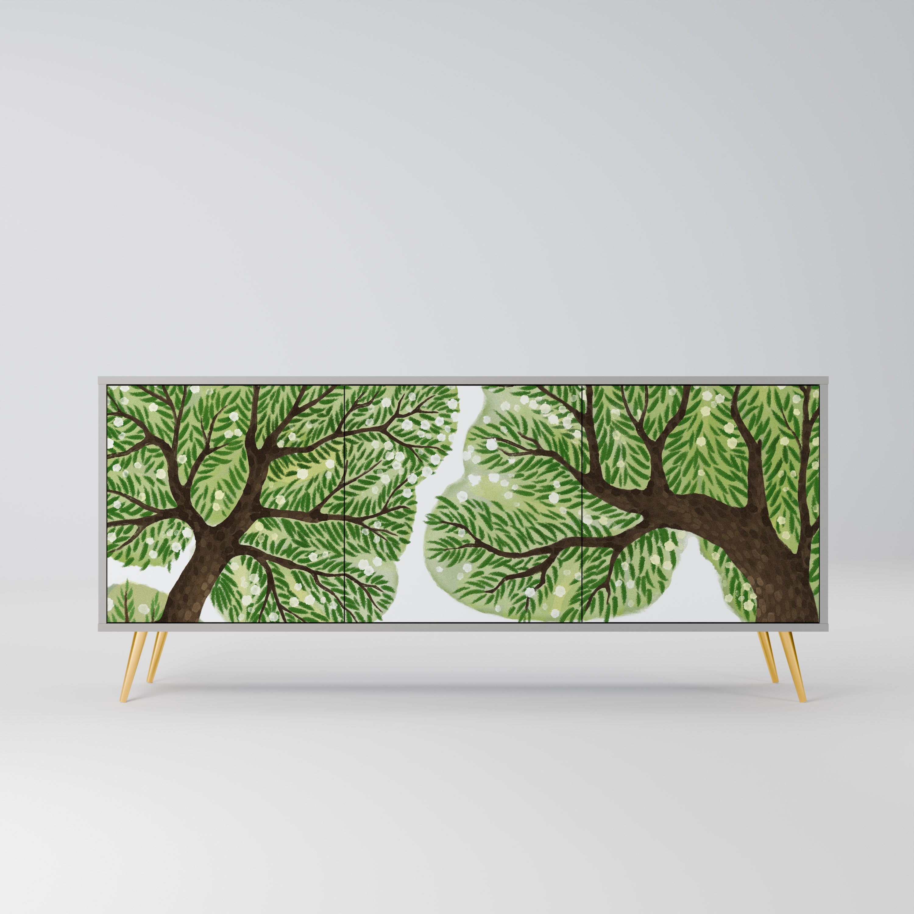 WILDERNESS DASH 3-türiges Sideboard in grauer Ausführung