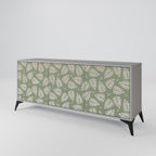 LEAVES ON GREEN Sideboard mit 3 Türen in Grau