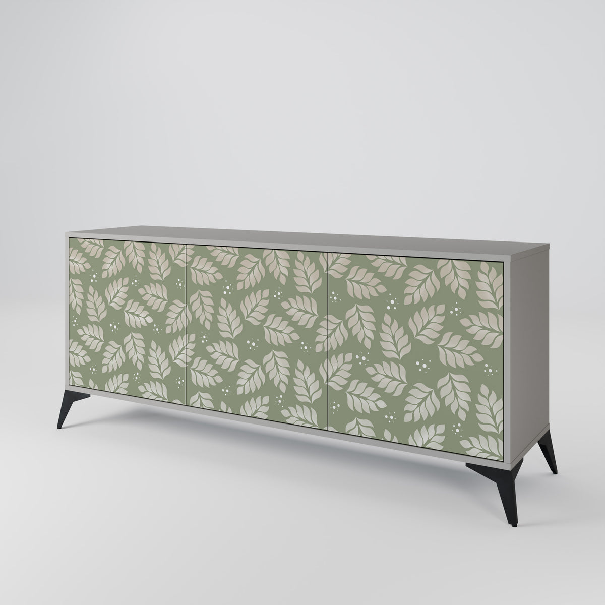 LEAVES ON GREEN 3-türiges Sideboard