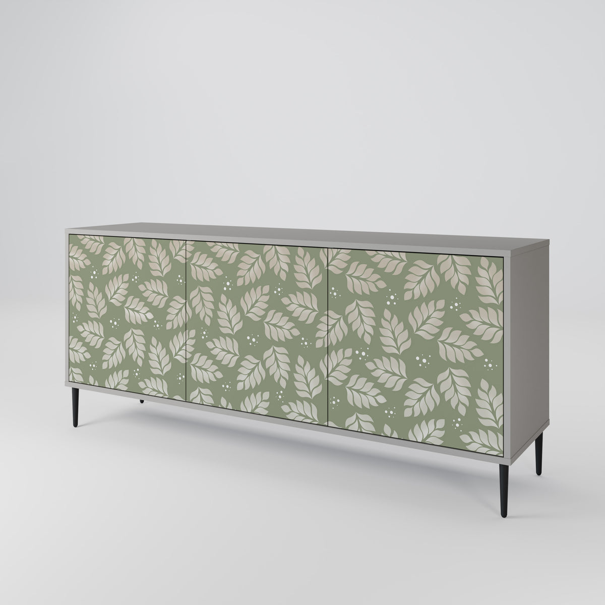 LEAVES ON GREEN 3-türiges Sideboard