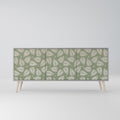 LEAVES ON GREEN Sideboard mit 3 Türen in Grau