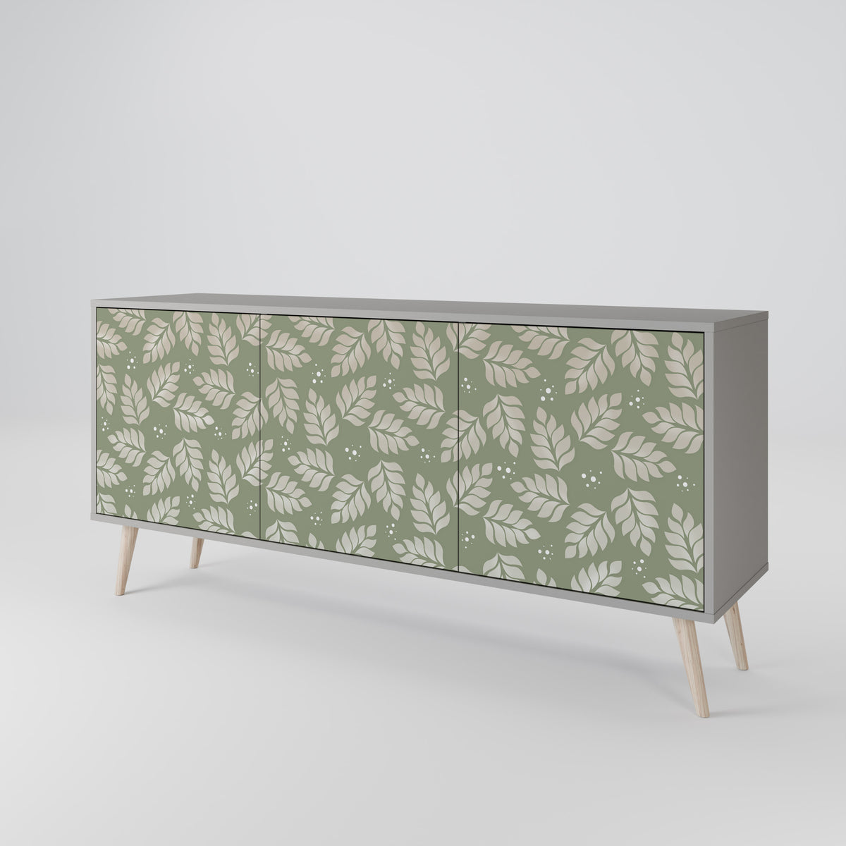LEAVES ON GREEN 3-türiges Sideboard