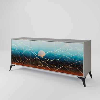 LUNAR SECRETS 3-türiges Sideboard