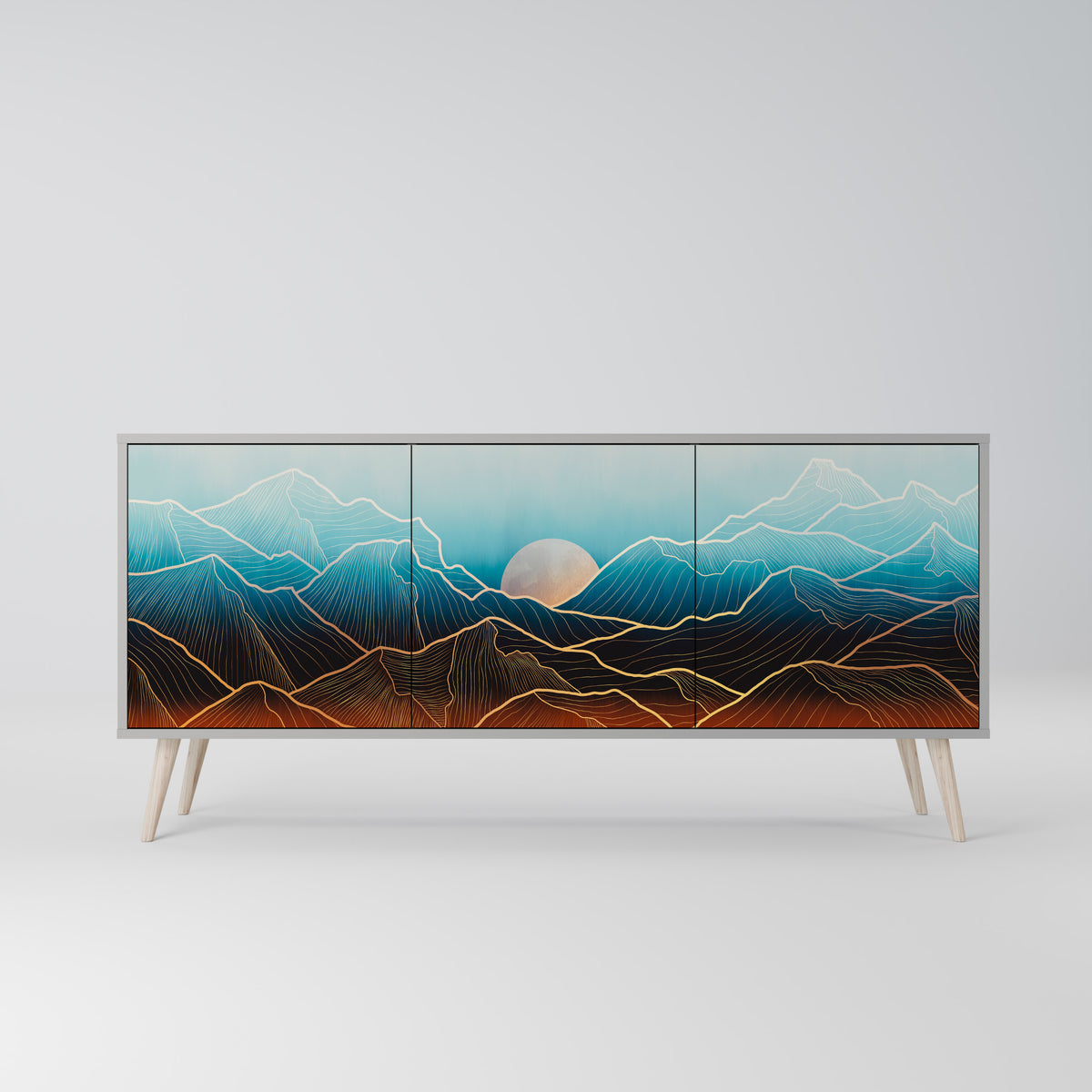LUNAR SECRETS 3-türiges Sideboard