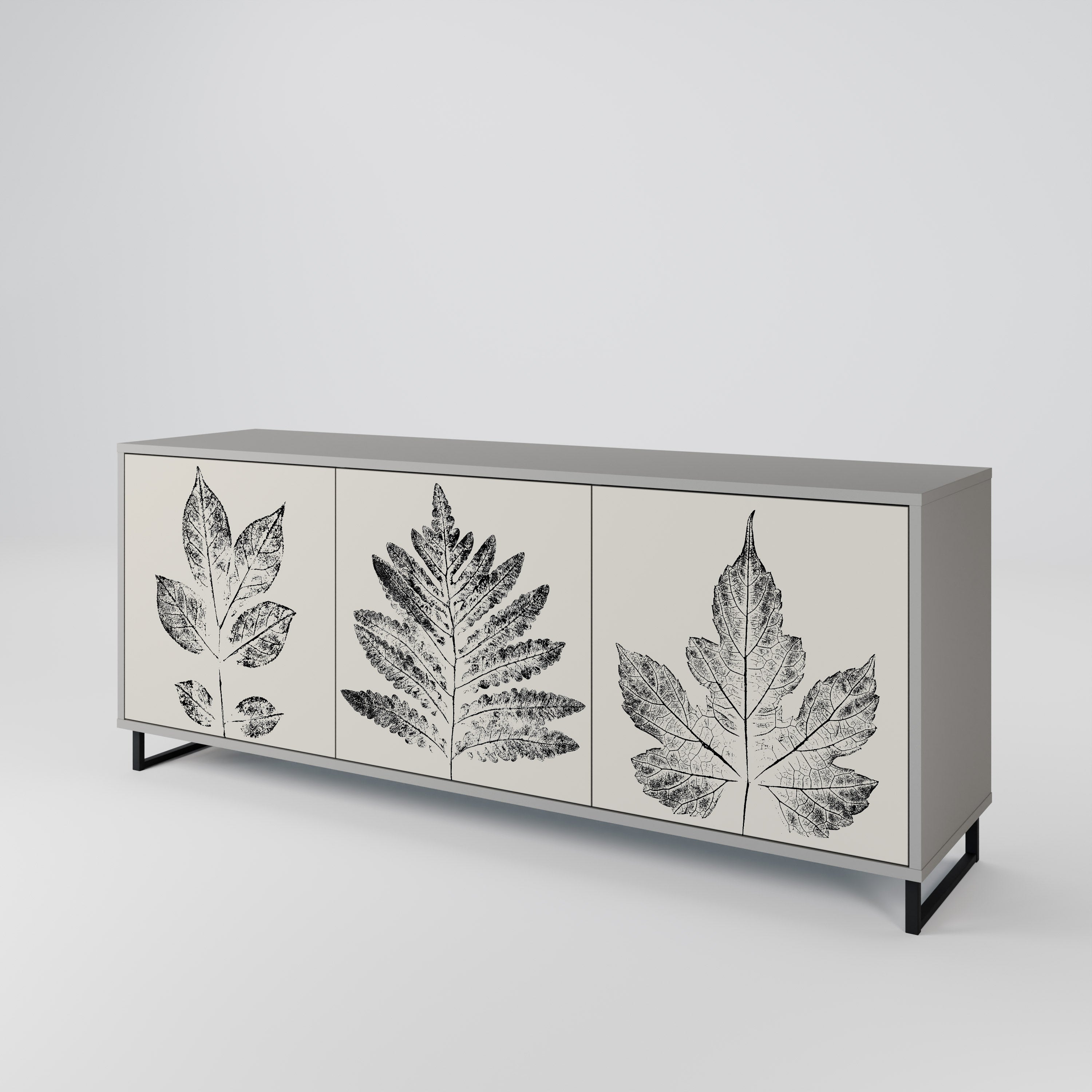 LEAFY STAMPS 3-türiges Sideboard